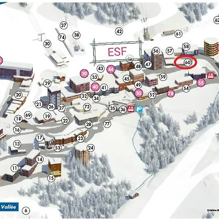 Apartamento 6/7 Personnes Pied Des Pistes A Plagne Centre *